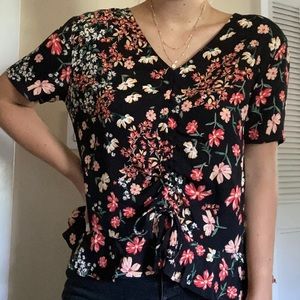 h&m floral shirt